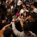 Celebraci&oacute;n en Barcelona tras el fin del estado de alarma.