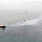 Vertido del carguero.