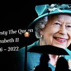 Imagen de la reina en Picadilly Circus.