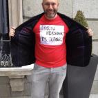 En solidaridad con los inmigrantes.