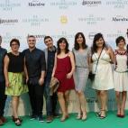 De izquierda a derecha, Amaya Villar, Arturo Bracero, Montserrat Domínguez, Álvaro Palazón, Pablo Machuca, Margarita Lázaro, Elena Santos, Ana Aldea, Marina Velasco y Antonio Ruiz Valdivia.