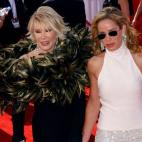 Joan y Melissa Rivers en la 55 edición de los premios Emmy en 2003. (Albert L. Ortega/WireImage)