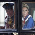 Guillermo y Kate, en la procesión de la coronación