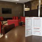 Menú en el comedor de cadetes en la Academia Militar General de Zaragoza