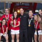 La fiesta de la selección femenina de fútbol por el Mundial
