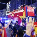 La fiesta de la selección femenina de fútbol por el Mundial