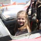 Leonor en la Academia General del Aire en 2014.