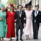 Almeida junto a su familia