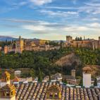 Vista de la Alhambra de Granada.