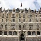 Fachada de la Casa Botines Gaudí, en León capital.