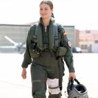La princesa Leonor en la Base Aérea de Talavera la Real (Badajoz)