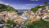 Vista panorámica de Cudillero, en Asturias.