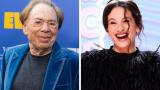 El legendario compositor Andrew Lloyd Webber y la cantante Rosalía.
