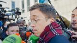 Íñigo Errejón ante los medios tras su salida de los Juzgados