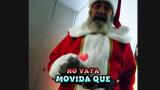 El cómico Toni Cruz se encuentra con Papá Noel.