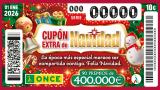 Premios del Cupón Extra de Navidad de la ONCE 2026