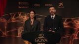 Toni Acosta y Arturo Valls realizan la lectura de nominados a los Premios Goya 2026.