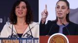 Isabel Díaz Ayuso y Claudia Sheinbaum.