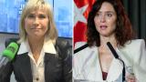 La periodista Julia Otero y la presidenta de la Comunidad de Madrid, Isabel Díaz Ayuso.