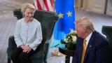 Ursula von der Leyen y Donald Trump, en su reunión del pasado julio en Escocia
