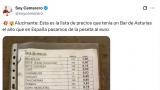 Captura de la cuenta de X @SoyCamarero