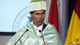 Rafael Nadal, investido como doctor honoris causa de la Universidad Politécnica de Madrid.