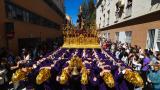 Foto de archivo de una procesión de Semana Santa en Málaga.