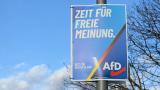 Cartel de campaña de AfD