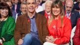 Begoña Gómez junto a Pedro Sánchez, en noviembre de 2024