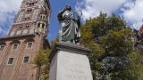 Monument to Copernico in Torun. Poland
