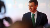 El presidente del Gobierno, Pedro Sánchez, este viernes en Lefkosia (Chipre)