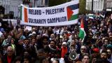 Un ingeniero del Ayuntamiento de Dublín, sobre la bandera de Palestina que lleva siete meses en su monumento más alto: "Alguien podría aparecer y dejar otra"