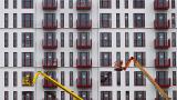 Obras de construcción de viviendas sociales en Berlín