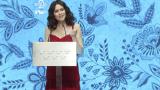 La presidenta de la Comunidad de Madrid, Isabel Díaz Ayuso durante el discurso de clausura del acto de entrega de las Cruces de la Orden del Dos de Mayo, este sábado en la Real Casa de Correos.