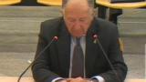 El exdirector del CNI Félix Sanz Roldán, durante su testimonio como testigo en el juicio de la 'operación Kitchen'.