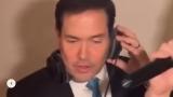 El secretario de Estado norteamericano, Marco Rubio, haciendo de DJ en una boda familiar, en mayo de 2026.