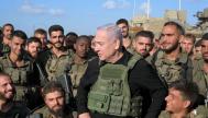 Netanyahu, junto a las tropas israelíes al lado de Gaza