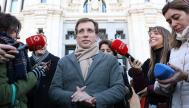 El alcalde de Madrid, José Luis Martinez-Almeida, este viernes.