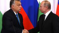 El primer ministro húngaro, Viktor Orbán, y el presidente ruso, Vladimir Putin.