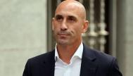 Luis Rubiales, de camino a la Audiencia Nacional el día de su declaración judicial