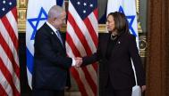 Benjamin Netanyahu, en una reunión con la vicepresidenta de EEUU, Kamala Harris, en julio de este año