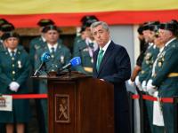 El director general de la Guardia Civil, Leonardo Marcos, en un acto de la Guardia Civil.