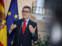 El ministro de Presidencia, Justicia y Relaciones con las Cortes, Félix Bolaños, en una comparecencia
