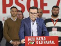 El candidato socialista a la Junta de Extremadura, Miguel Ángel Gallardo.