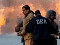 El ya expresidente venezolano, Nicolás Maduro, es escoltado mientras se dirige por primera vez a un tribunal de EEUU, el 5 de enero de 2026, en un helipuerto de Nueva York.