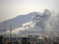 Imagen de uno de los bombardeos de EEUU e Israel sobre la capital iraní, Teherán.