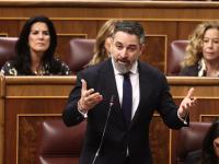 El líder de Vox, Santiago Abascal