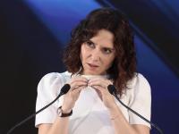 Isabel Díaz Ayuso, durante su visita a México
