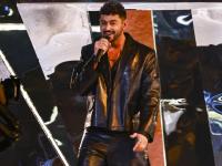 El cantante israelí Noam Bettan, durante su actuación en la semifinal de Eurovisión 2026