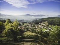 Un paisaje cerca del municipio gallego de Redondela.